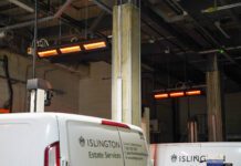 Camden & Islington councils adopt industrial infrared heating