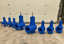Fast-acting relief valves for UK sludge treatment facility
