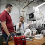 Metal organic frameworks provide compact atmospheric water harvesting