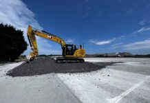 First pour of innovative IBAA concrete in England