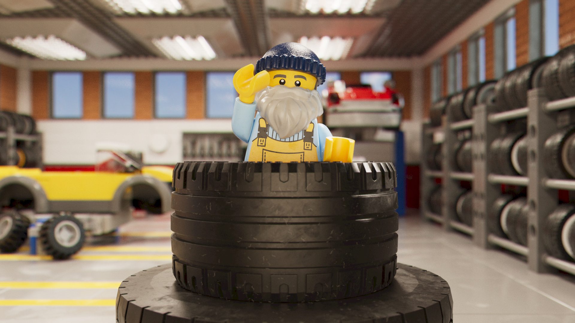 LEGO tyres