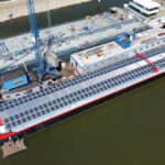 World first claimed for hybrid solar-powered inland shipping vessel