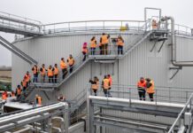 Irish energy leaders visit UK’s first unsubsidised biomethane BECCS site