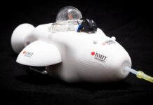 Dolphin-shaped robot developed to skim oil spills using sea-urchin-inspired filter