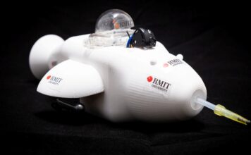 Dolphin-shaped robot developed to skim oil spills using sea-urchin-inspired filter