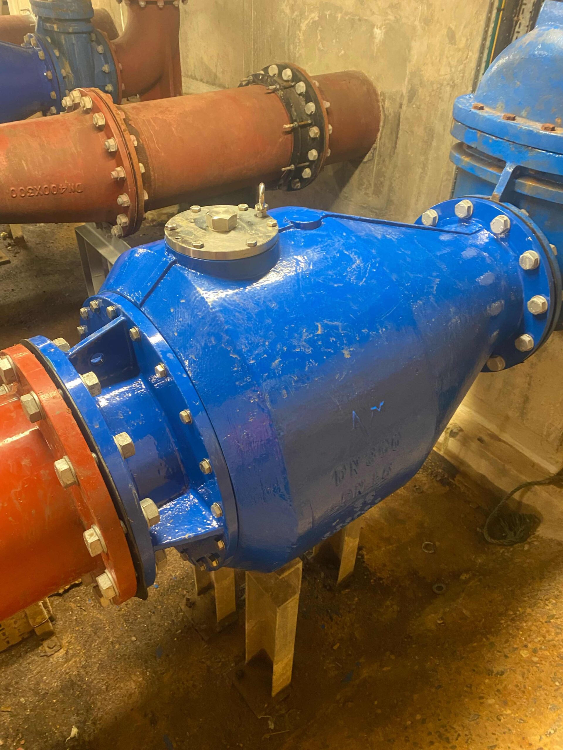 New non-return valve installed at St Nicholas Sewage Pumping Station