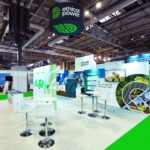 Custom-designed yet reusable exhibition stands