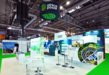 Custom-designed yet reusable exhibition stands