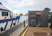 Mobile battery tackles port grid constraint for electric vessel